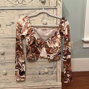 Soft and funky crop top